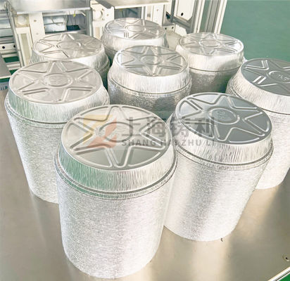 Automatic Silver Plate Aluminium Foil Container Machine 24kw 3 Phase