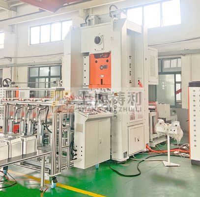 Automatic 24KW Foil Container Production Line ZL-T80 Disposable Aluminium Foil Making Machine