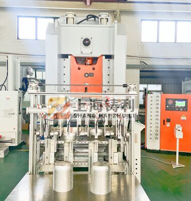 Schneider Vacuum Heat Treatment Aluminium Food Container Machine 40-68 Pcs/Min