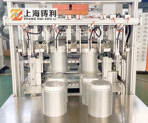Bowl Plate Dishes Pneumatic Aluminium Foil Making Machine Fully Automatic