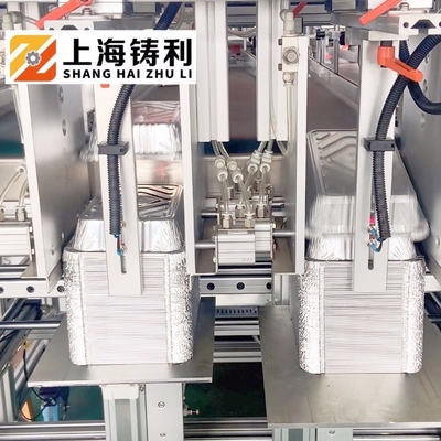 Automatic Silver Plate Aluminium Foil Container Machine 24kw 3 Phase