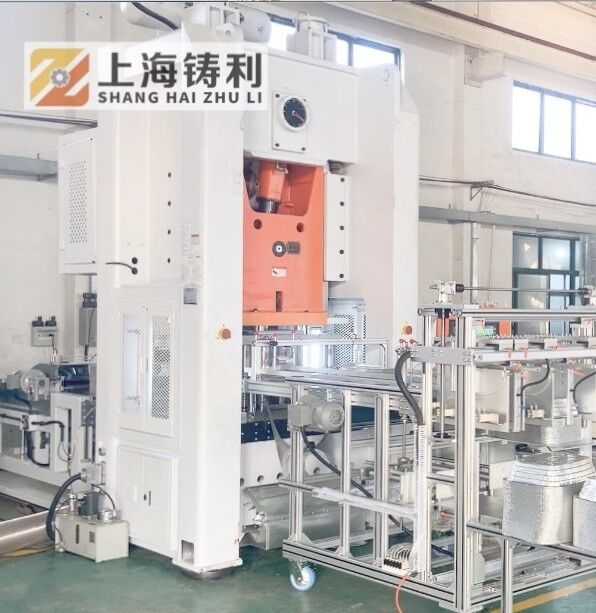 ZL-T80 24KW Automated Foil Container Making Machine 68 Pieces Per Minute Production